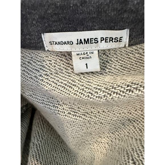 Standard James Perse Casual Unstructured Blazer Jacket Gray S - Picture 6 of 7
